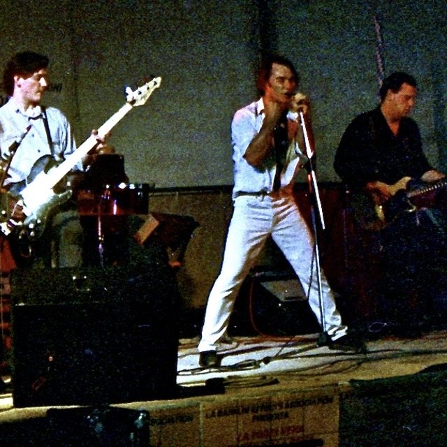 Foto d'epoca del concerto a Latisana, 1