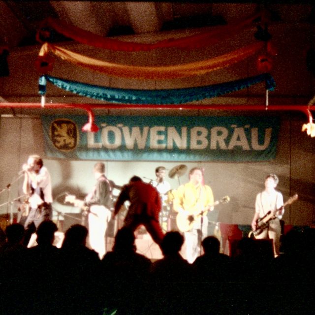 Foto d'epoca del concerto a Precenicco, 2