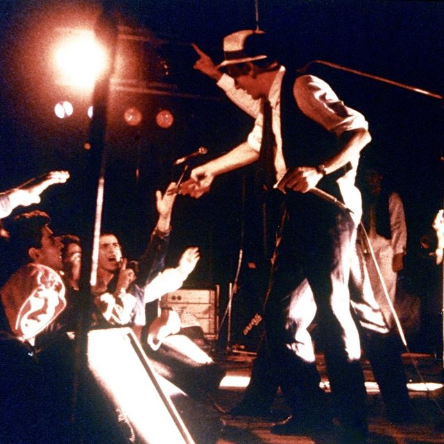 Foto d'epoca del concerto al Teatro Tenda, 1